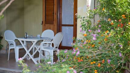 Gîte pour 3 personnes, avec balcon et jardin à Muravera