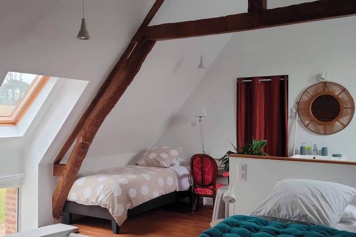 Gîte pour 2 personnes, avec terrasse ainsi que jacuzzi et jardin à Echinghen - 4