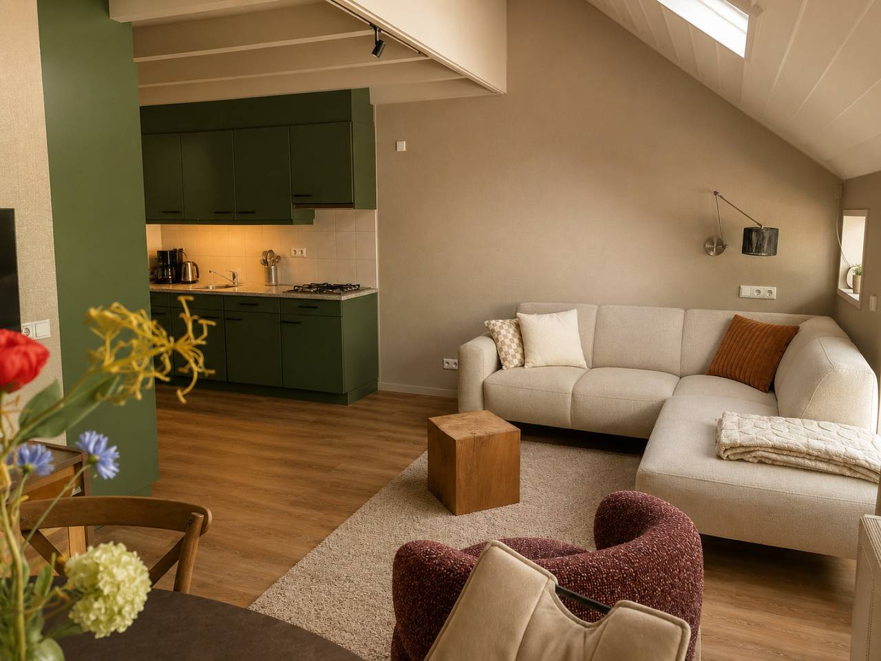 5 persoons appartement in een sfeervolle boerderij in Havelte in Regio Zwolle