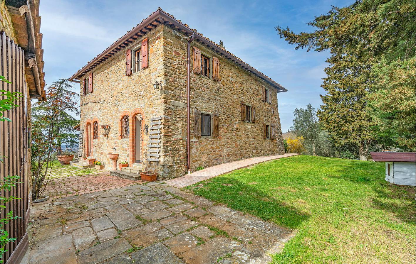 Charmante 2BR Wohnung w / WiFi & Garten - Chiocchio, Toskana. in Greve In Chianti, Chianti
