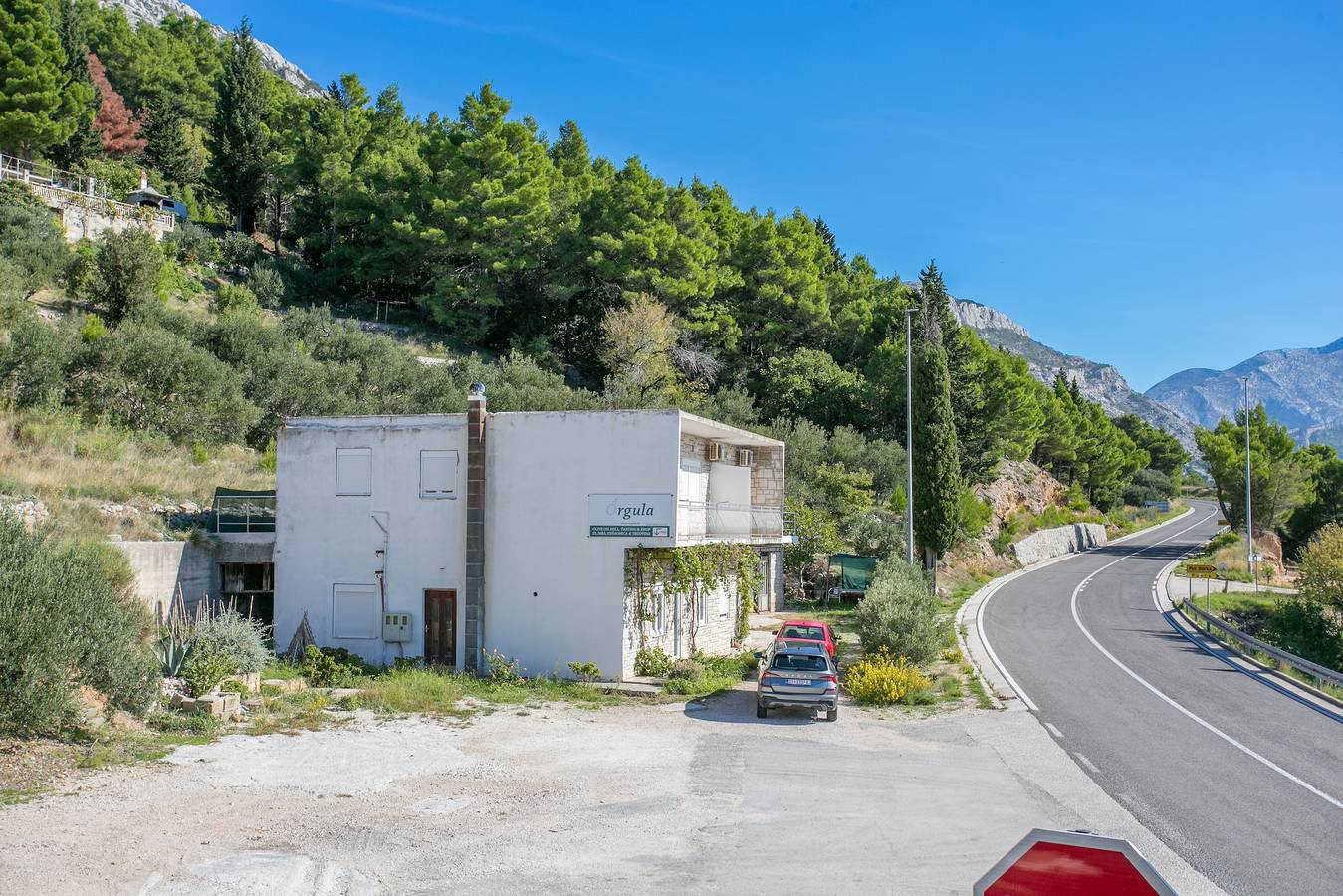 Ganze Wohnung, 1-Zimmer-Ferienwohnung mit Balkon und Meerblick Marusici, Omis A-954-b in Marusici, Split-Dalmatien