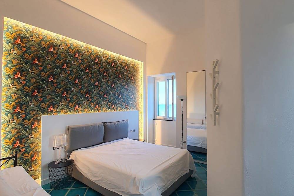 Blu Home gorgeous chalet nestled in a lemon grove overlooking Capri in Massa Lubrense, Naples Province
