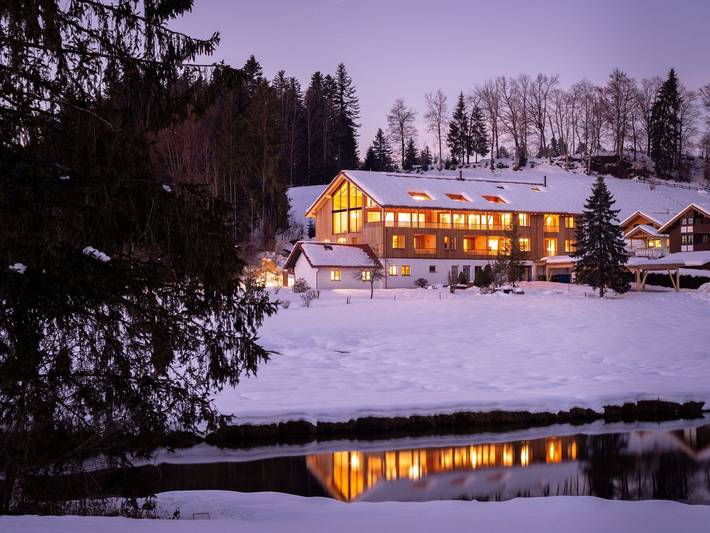 Hütte für 4 Personen, mit Whirlpool und Garten, kinderfreundlich in Oberstaufen - 4