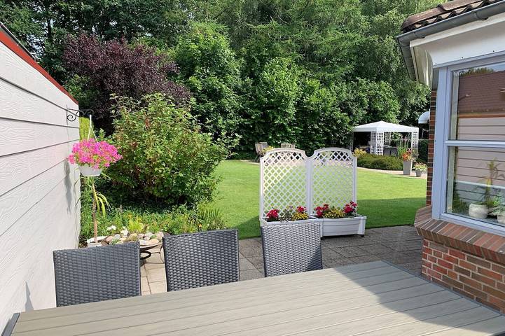 Ferienwohnung für 4 Personen, mit Terrasse und Garten, mit Haustier