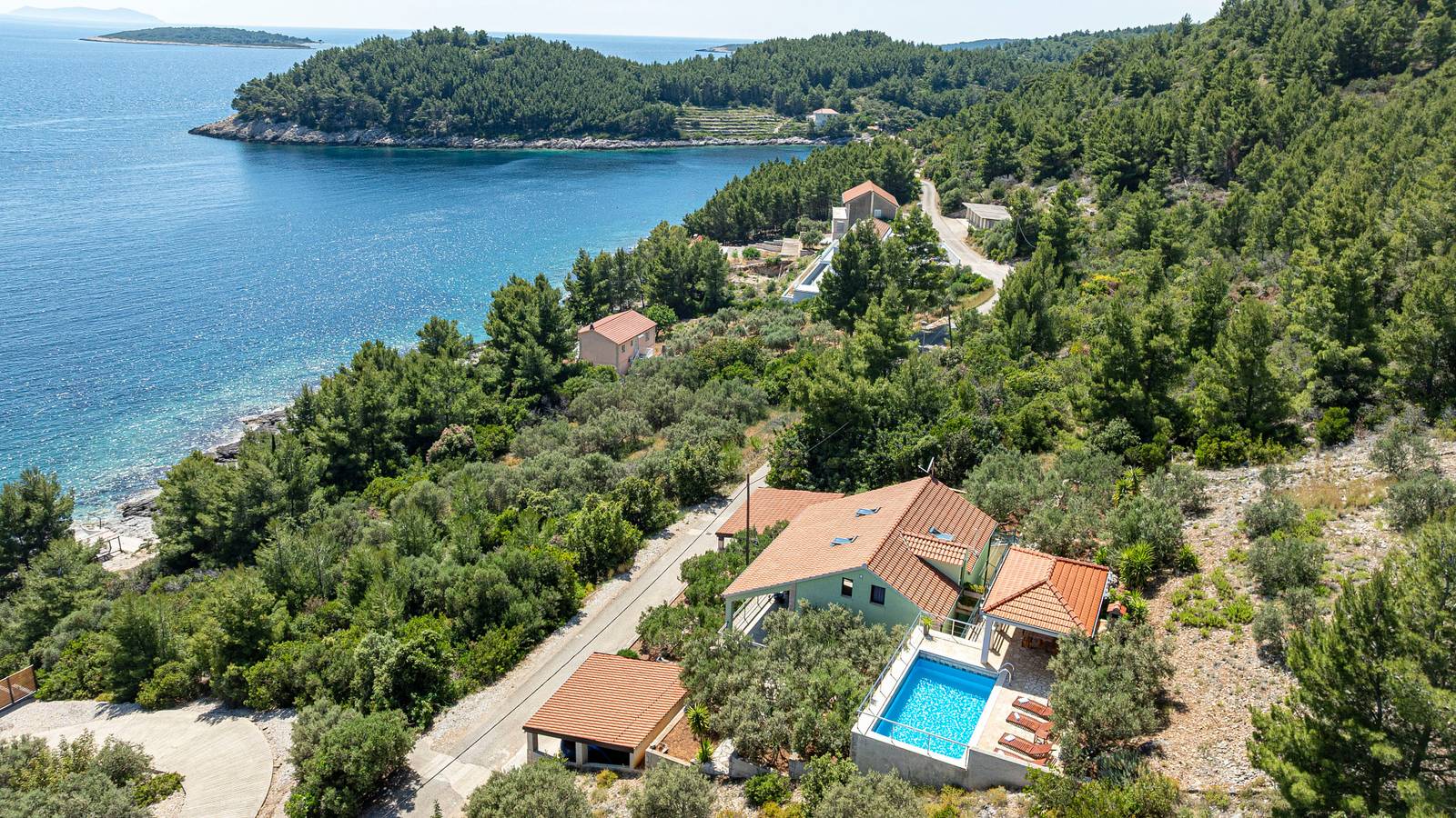Ganze Wohnung, Apartman Mario with pool by Villas Guide in Blato, Korcula