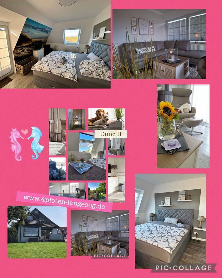 Ferienwohnung für 6 Personen, mit Sauna und Garten sowie Ausblick, kinderfreundlich auf Langeoog - 3