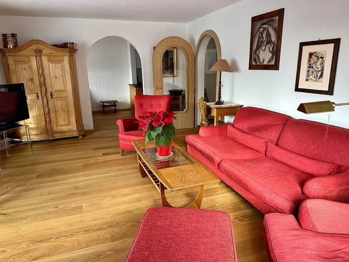 Vakantiewoning voor 4 personen, met balkon en sauna in Silvaplana