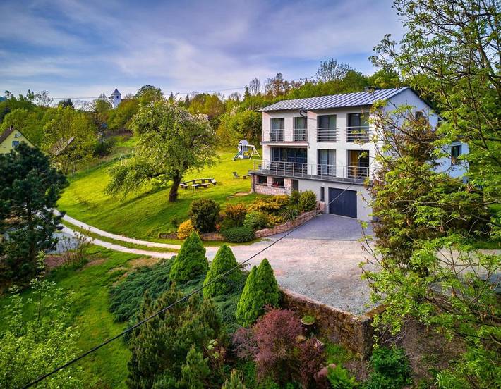 Ferienhaus für 16 Personen, mit Garten und Ausblick sowie Sauna, mit Haustier - 1
