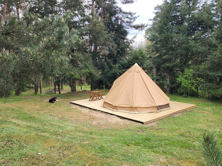 Camping Ushuaïa villages Sabot - Zelt 2 personen - Tipi in Saint-Maurice-de-Lignon, Haute-Loire