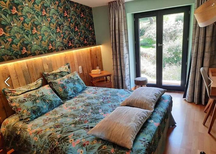 Chambre d’hôte pour 4 personnes, avec jardin, animaux acceptés