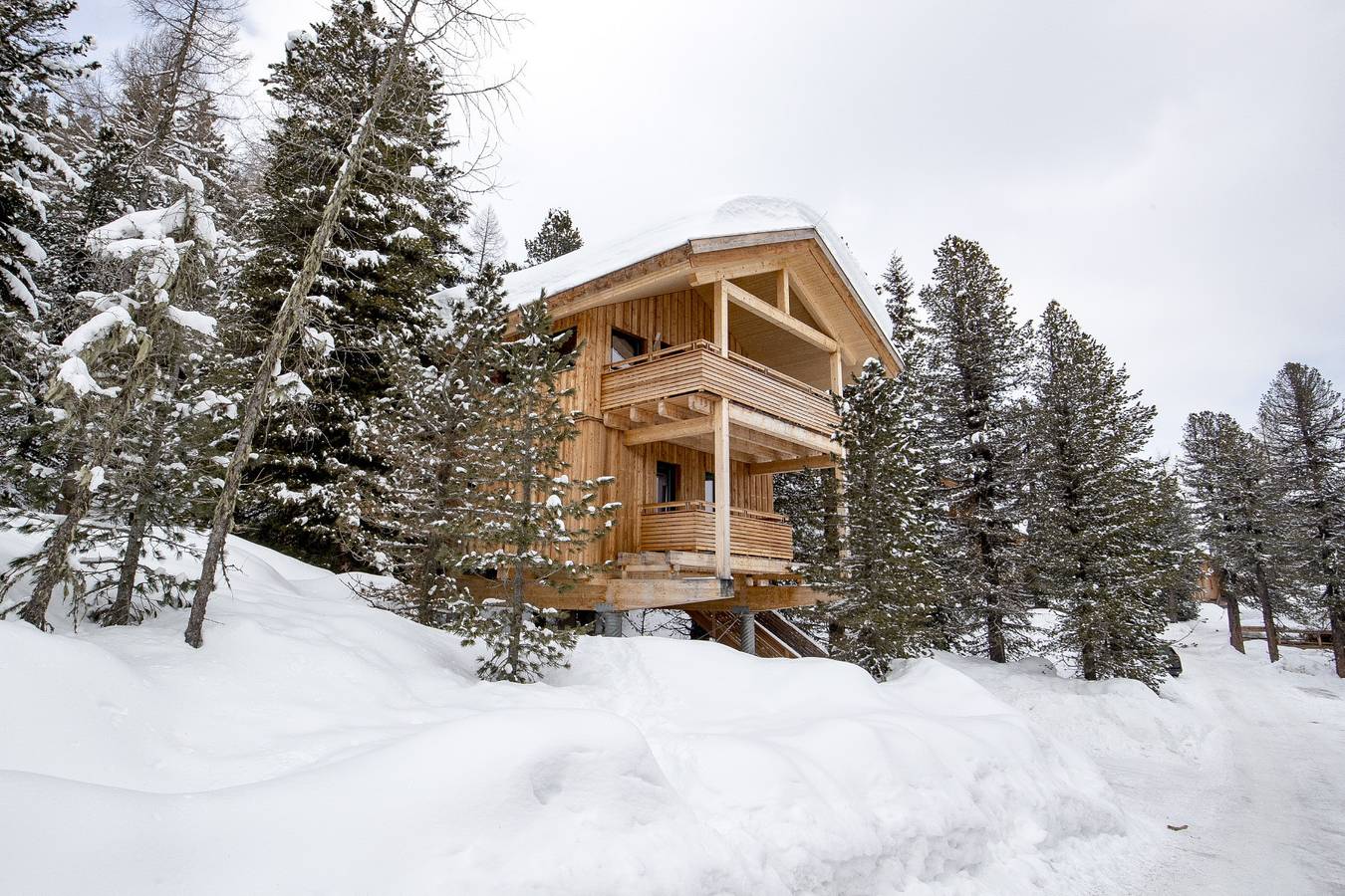 Ferienhaus # 25 mit Sauna und Whirlpool innen in Stadl-Predlitz, Turracher Höhe