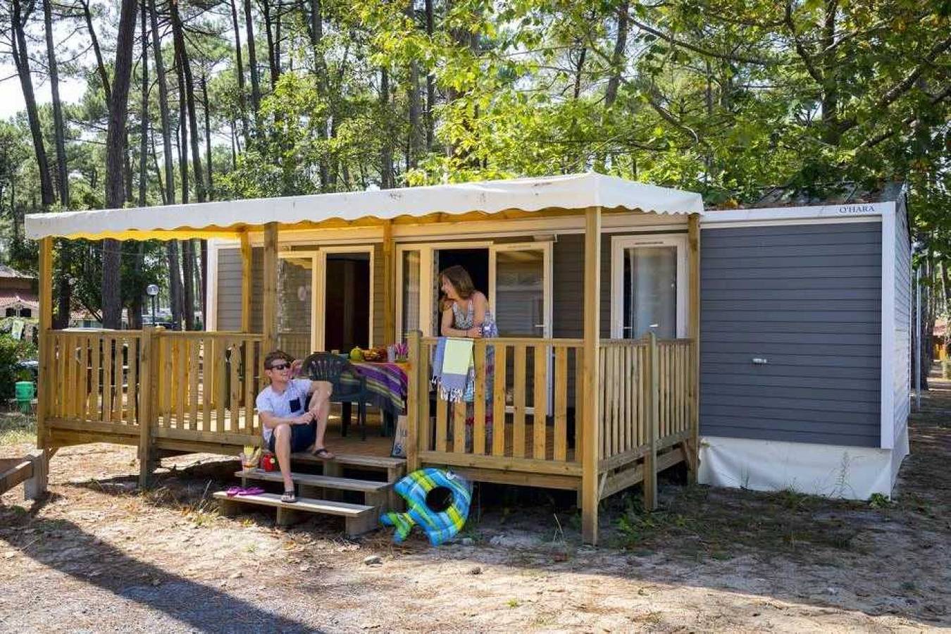 Zecamping 4 étoiles 500m plage espace aquatique locatif 28m2 in Seignosse, Côte d’Argent