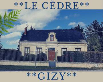 Maison d’hôte pour 2 personnes, avec vue et jardin dans Gizy