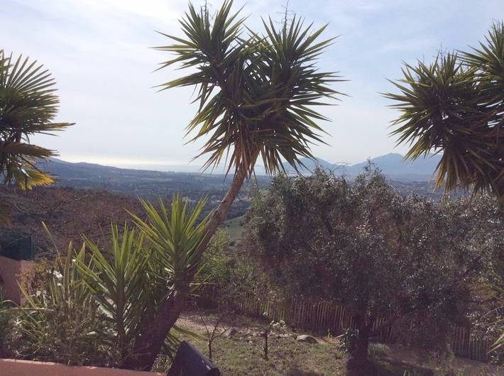 Gîte pour 4 personnes, avec piscine ainsi que vue et jardin à Eccica-Suarella - 4