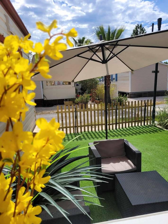 Camping für 4 Personen, mit Ausblick und Garten, mit Haustier in Hyeres - 4