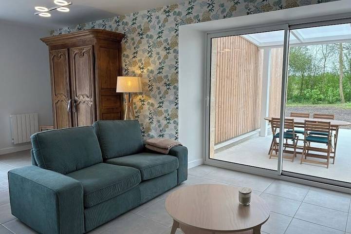 Location de vacances pour 4 personnes, avec jardin, animaux acceptés à Saint-Lô-d'Ourville