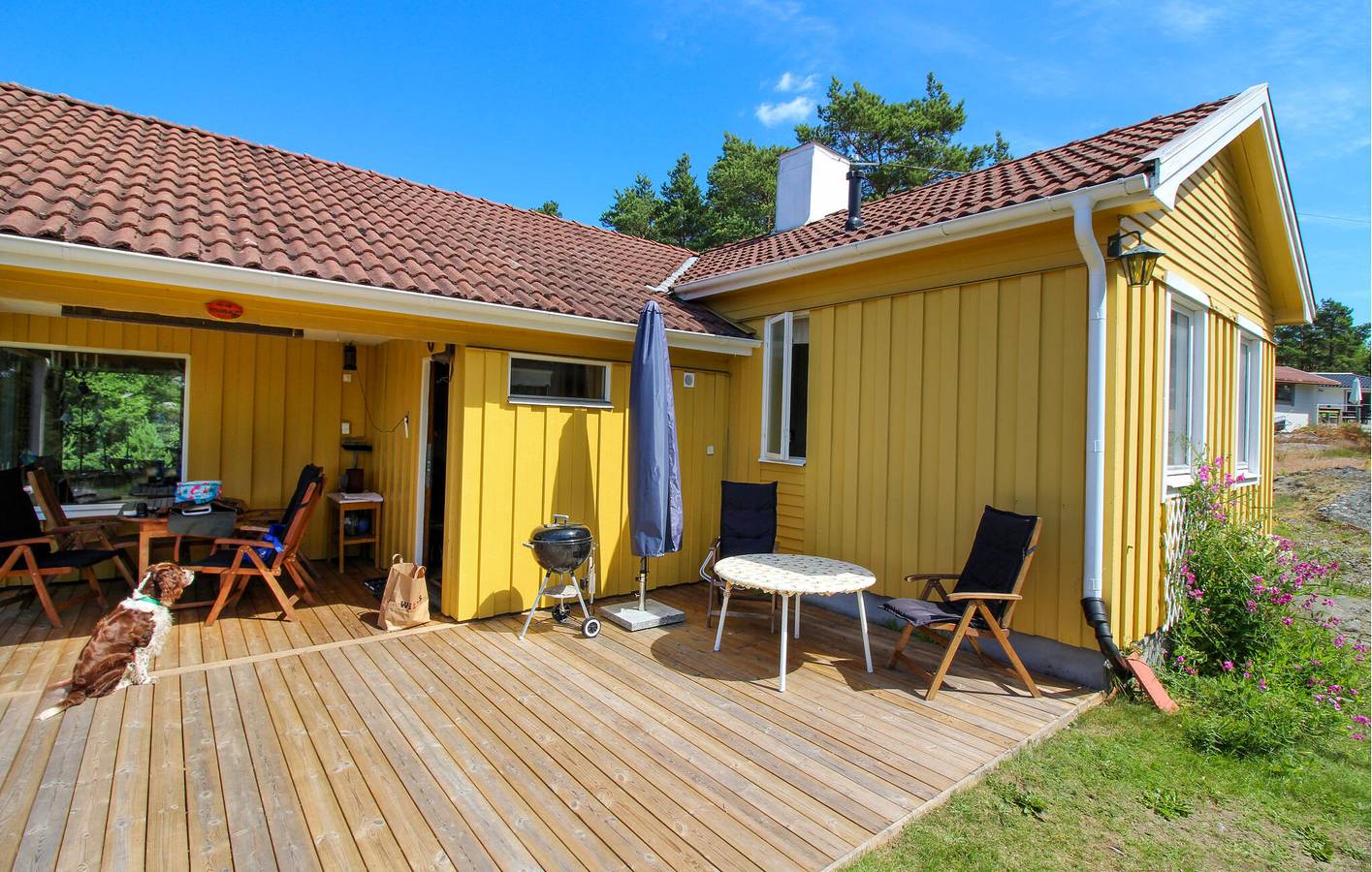 Ferienhaus für 8 Personen mit Terrasse in Vikbolandet