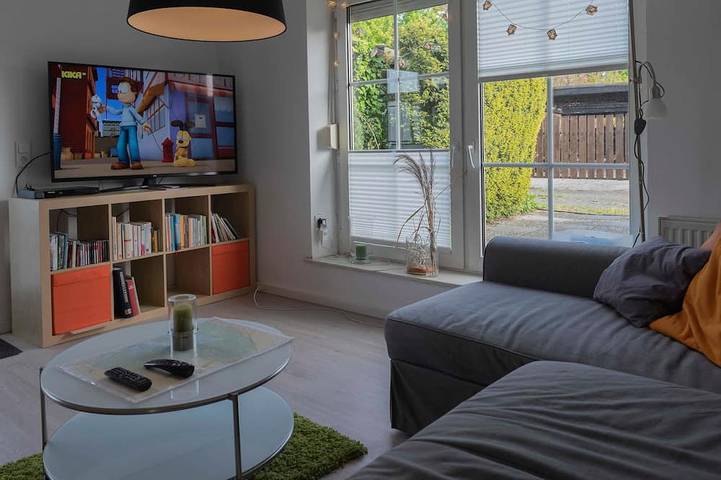 Ferienhaus für 4 Personen, mit Terrasse und Garten, mit Haustier in Sande