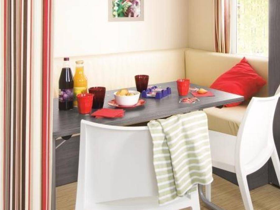 Camping Les Forges - Mobilhome 3 personas - Cottage Duo - 1 dormitorio : 21 m² + 11 m² terraza in Pornichet, Côte de Jade