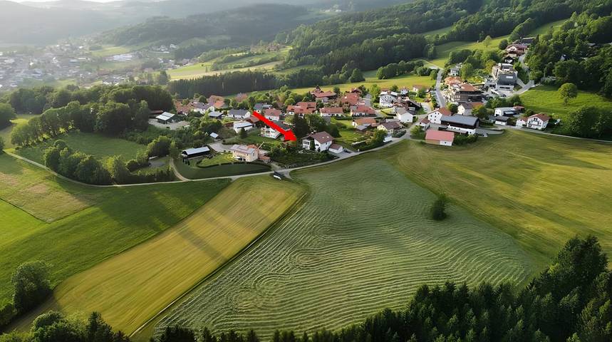Entire apartment, Holiday flat ‘Grabmeier - Number 2’ with mountain view, balcony and Wi-Fi in Grainet, Šumava Mountains