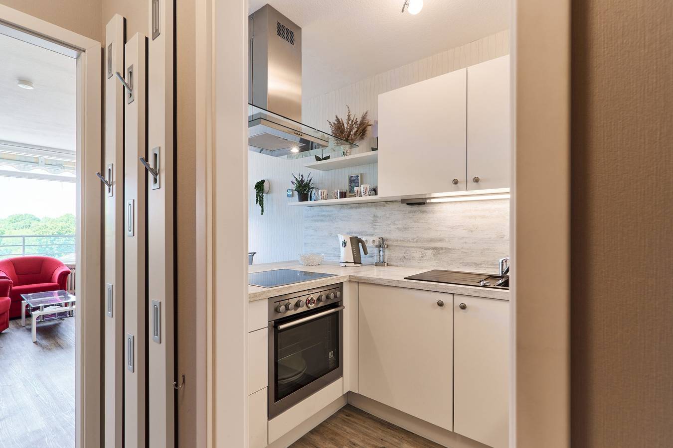 Appartement 'Lütt Stuuv Strandhotel, Whg 38' met Balkon, foto 8