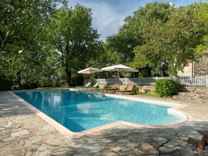 Location de vacances pour 6 personnes, avec terrasse ainsi que jardin et vue à Castellina in Chianti - 3