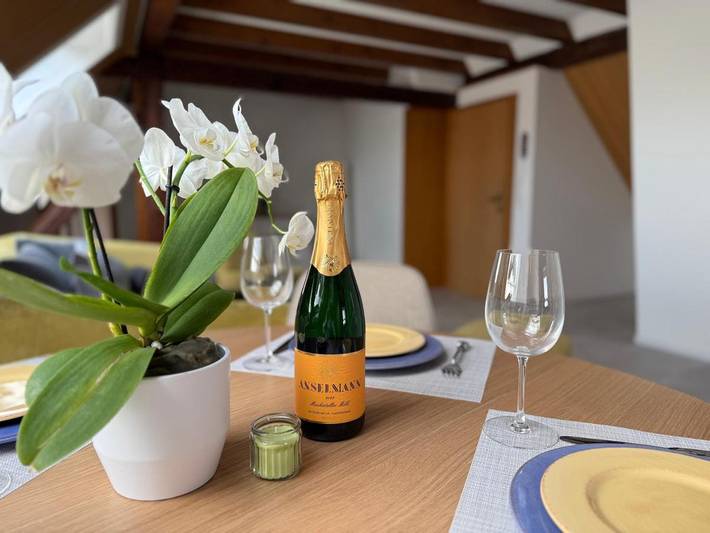 Ferienwohnung für 5 Personen, mit Ausblick in Ruppertsberg