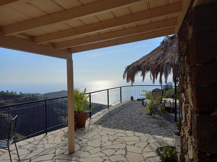 Casa rural para 2 personas, con balcón y vistas en Garafía