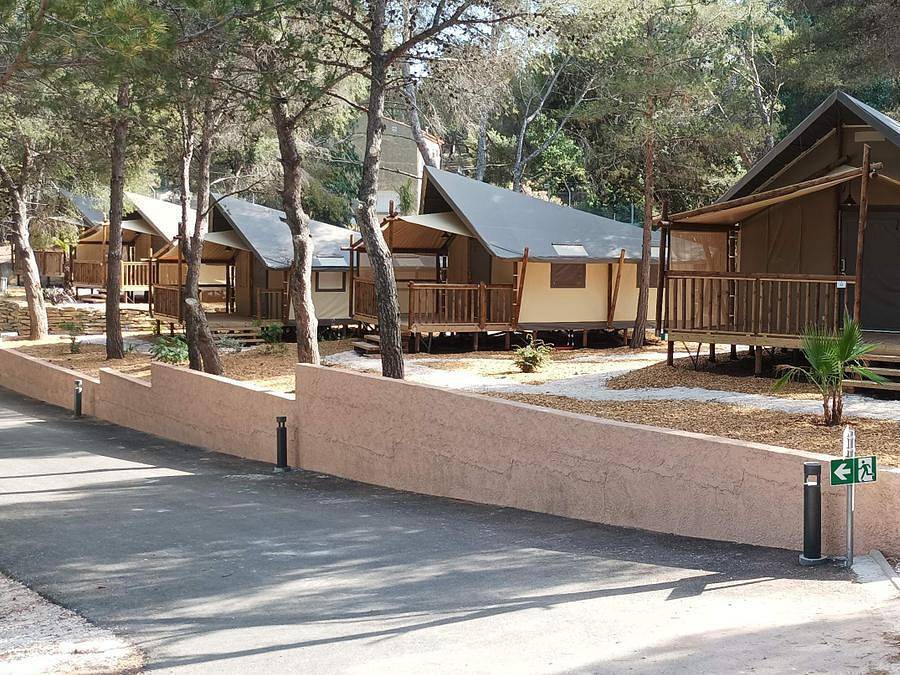 Camping Les Oursinières - Mobilhome 6 personnes - Mobil-home 3/6 pers clim in Le Pradet, Parc national de Port-Cros