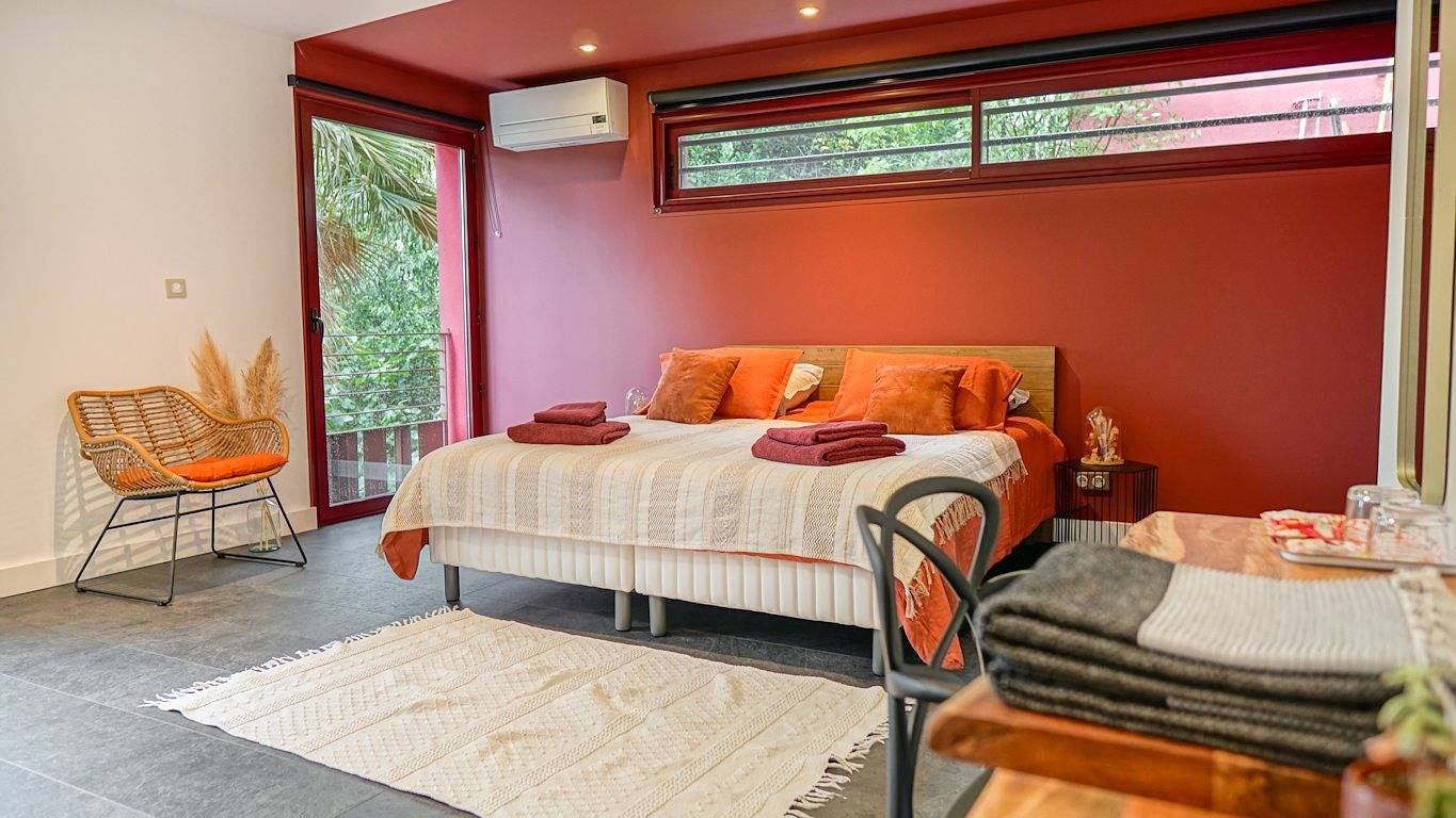 Chambres d'hôtes Villa Magnolia - Chambre Pic Saint Loup in Hôpitaux-Facultés, Montpellier