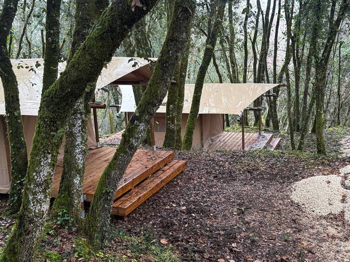 Camping pour 2 personnes, avec sauna et jardin, adapté aux familles
