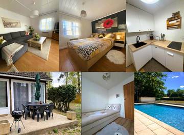 Camping pour 6 personnes, avec piscine et jardin dans Loiret