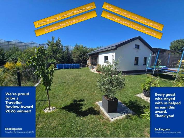 Ferienhaus für 4 Personen, mit Pool und Garten in Dresden