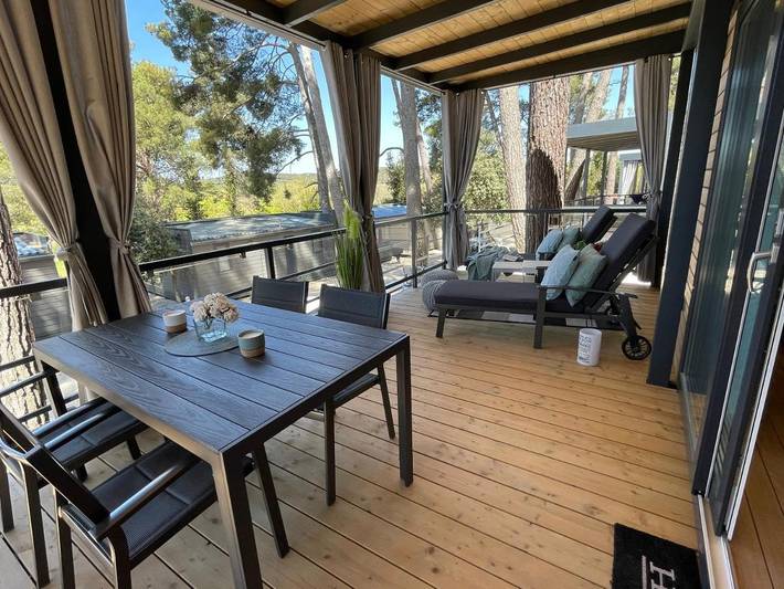 Camping für 5 Personen, mit Ausblick und Terrasse, mit Haustier in Rovinj - 4