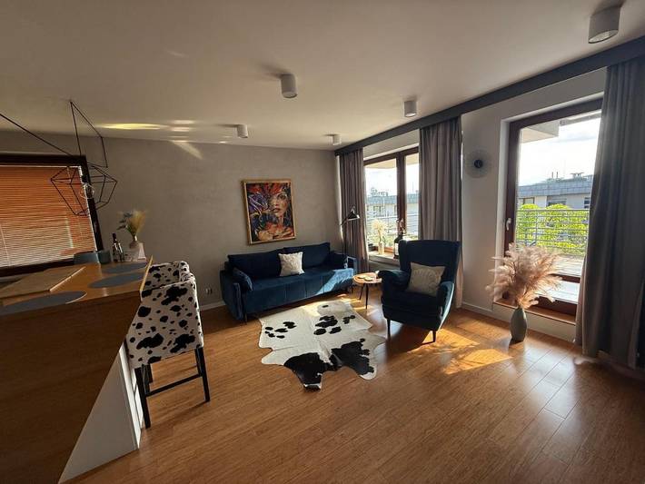 Apartament wakacyjny dla 4 osób, z Taras w Redłowo