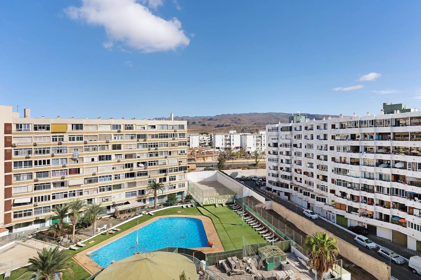 Ganze Wohnung, Ferienwohnung "Los Molinos 735" mit Meerblick, Gemeinschaftspool und Wlan in Maspalomas, San Bartolomé de Tirajana