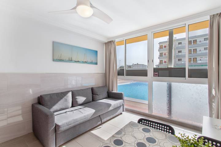 Ferienwohnung für 2 Personen, mit Garten und Kinderpool auf Gran Canaria