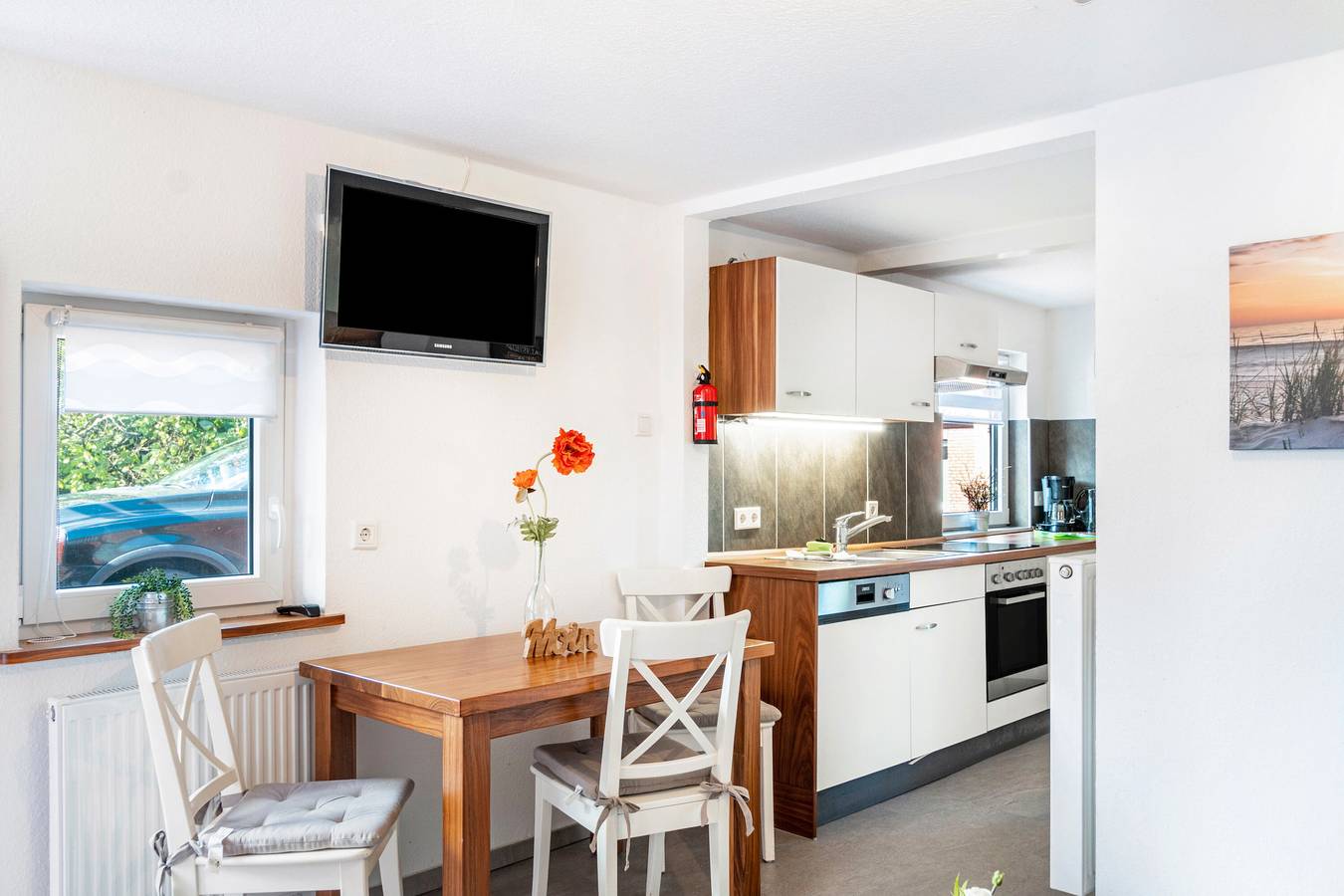 Ganze Wohnung, Ferienwohnung 'Nordsee - Wattwurm' mit Wlan & Garten in Thunum, Stedesdorf