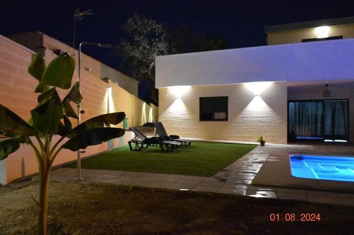 Casa rural para 8 personas, con piscina además de vistas y jardín en Sierra Norte de Sevilla - 4