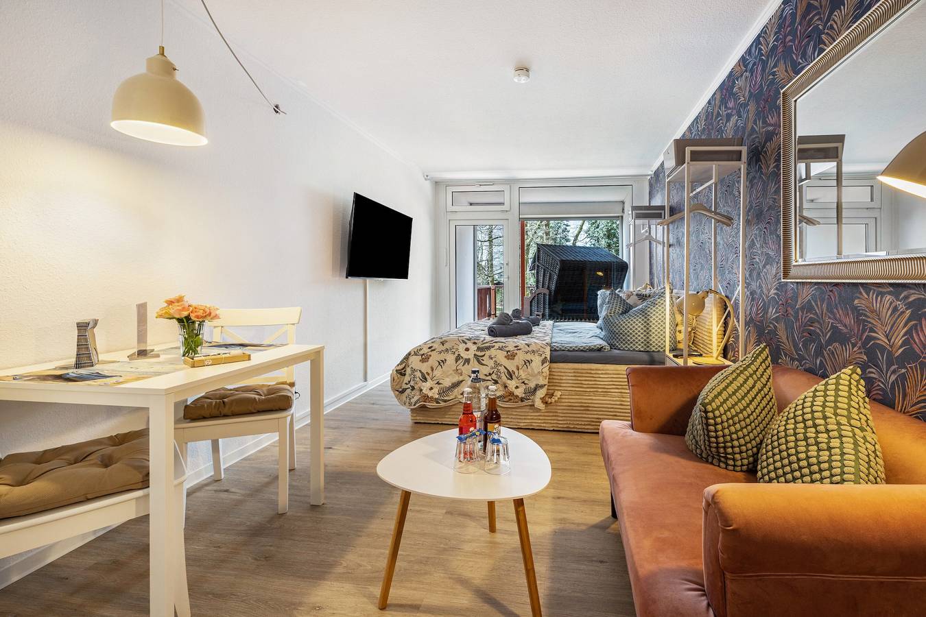 Apartamento entero, Apartamento "Strandkorb Am Steinhuder Meer" con terraza privada y Wi-Fi in Wunstorf, Steinhuder Meer