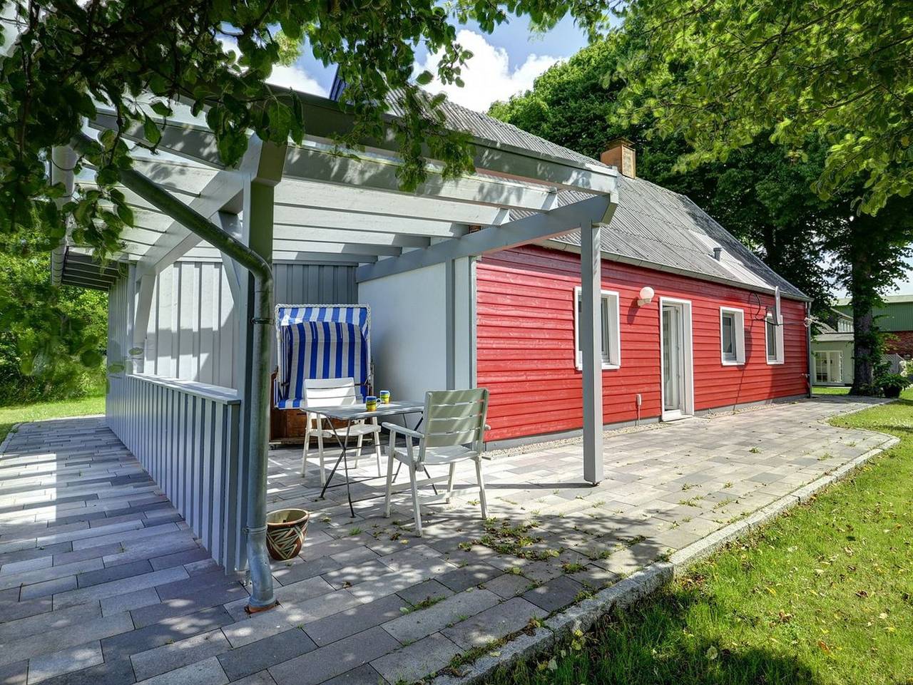 Fewo1846 - Rotes Haus - fewo1846 - Rotes Haus - Ferienhaus mit überdachter Terrasse und 2 Schlafzimmern in Husby, Schleswig-Flensburg