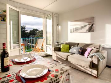 Gîte pour 4 personnes, avec balcon à La Bernerie-en-Retz