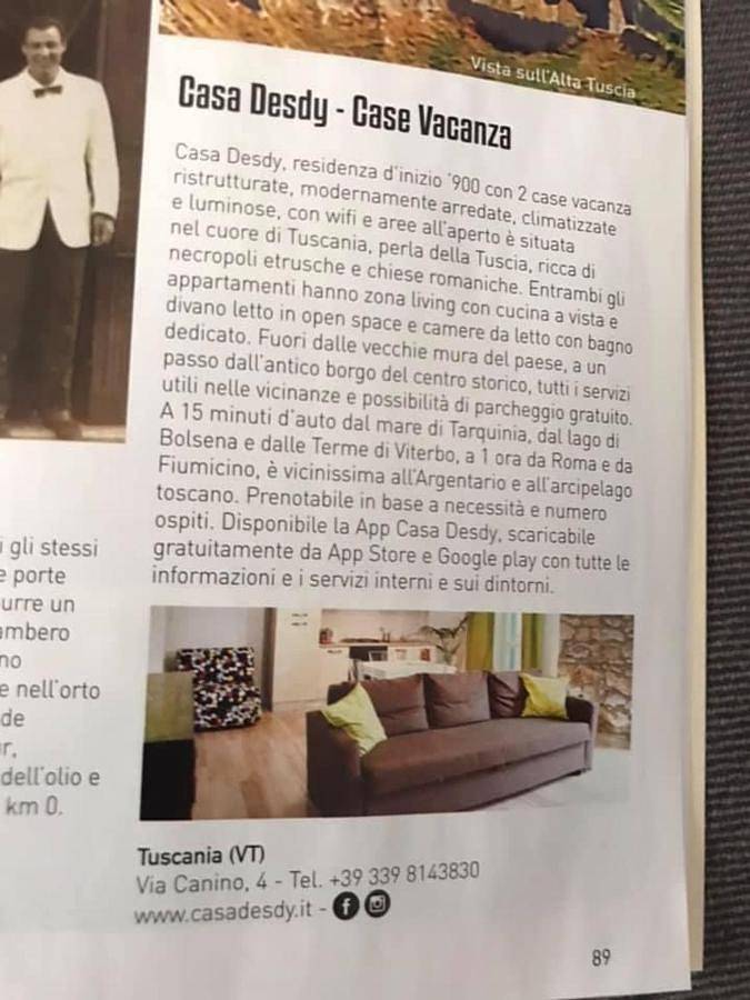 Location de vacances pour 6 personnes, avec terrasse, animaux acceptés à Tuscania - 3