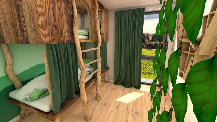 Ferienwohnung für 4 Personen, mit Balkon/Terrasse und Whirlpool sowie Sauna in Saaleland - 3