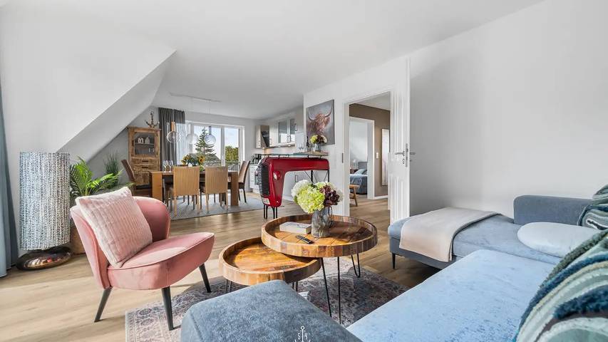Ferienwohnung für 6 Personen, mit Balkon in Norddeich (Schleswig-Holstein)