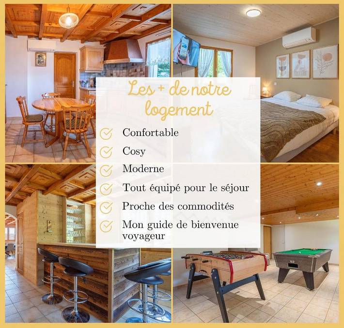 Gîte pour 12 personnes, avec terrasse et jardin à Mont-Saxonnex - 3