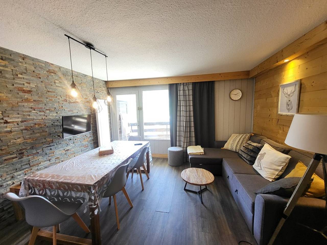 Ganze Wohnung, Apartment mit Balkon und Bergblick in Montgenèvre, Briançon und Umgebung