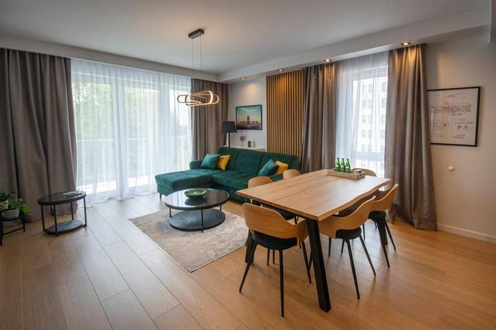 Apartament wakacyjny dla 6 osób, z widok i balkon w Kielce