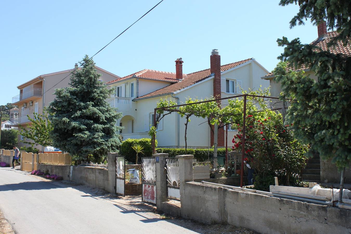 Ganze Wohnung, 1-Zimmer-Ferienwohnung mit Terrasse und Meerblick Tkon, Pasman A-6221-b in Tkon, Pasman