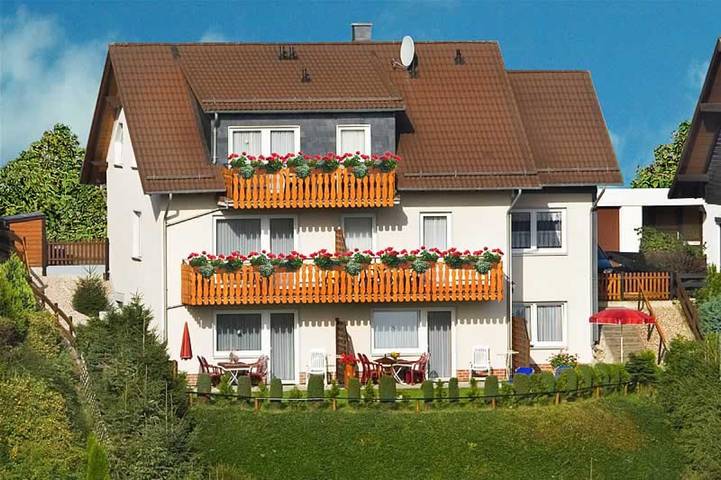 Ferienwohnung für 5 Personen, mit Balkon und Garten sowie Sauna in Altenau, Oberharz
